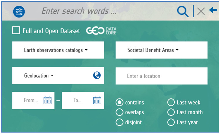 Portal Multi Criteria Search Screen