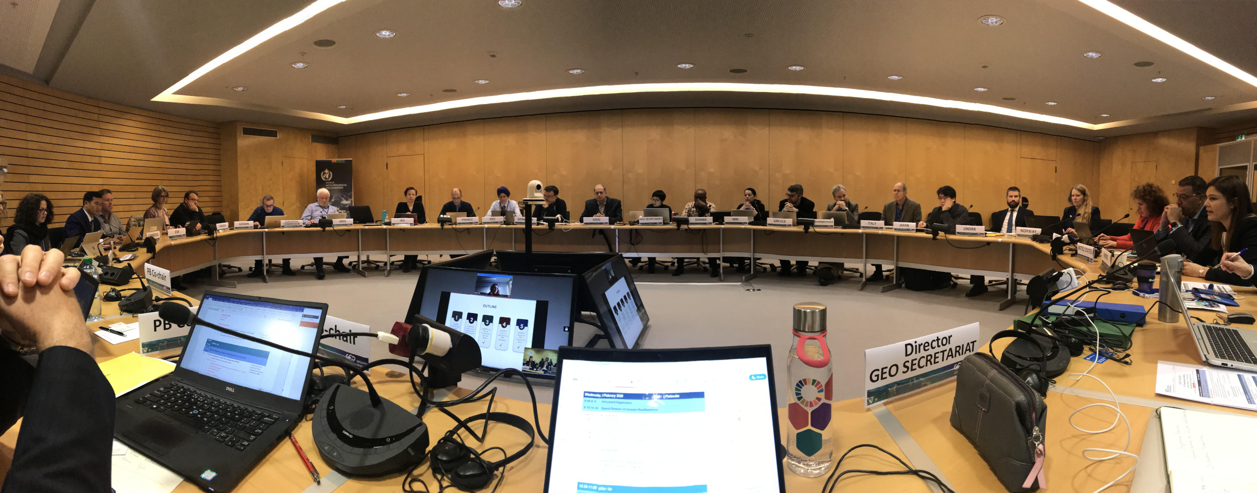 GEO Programme Board Meeting with United Nations Office of Disaster Risk Reduction (UNDRR) at WMO, Geneva, Switzerland