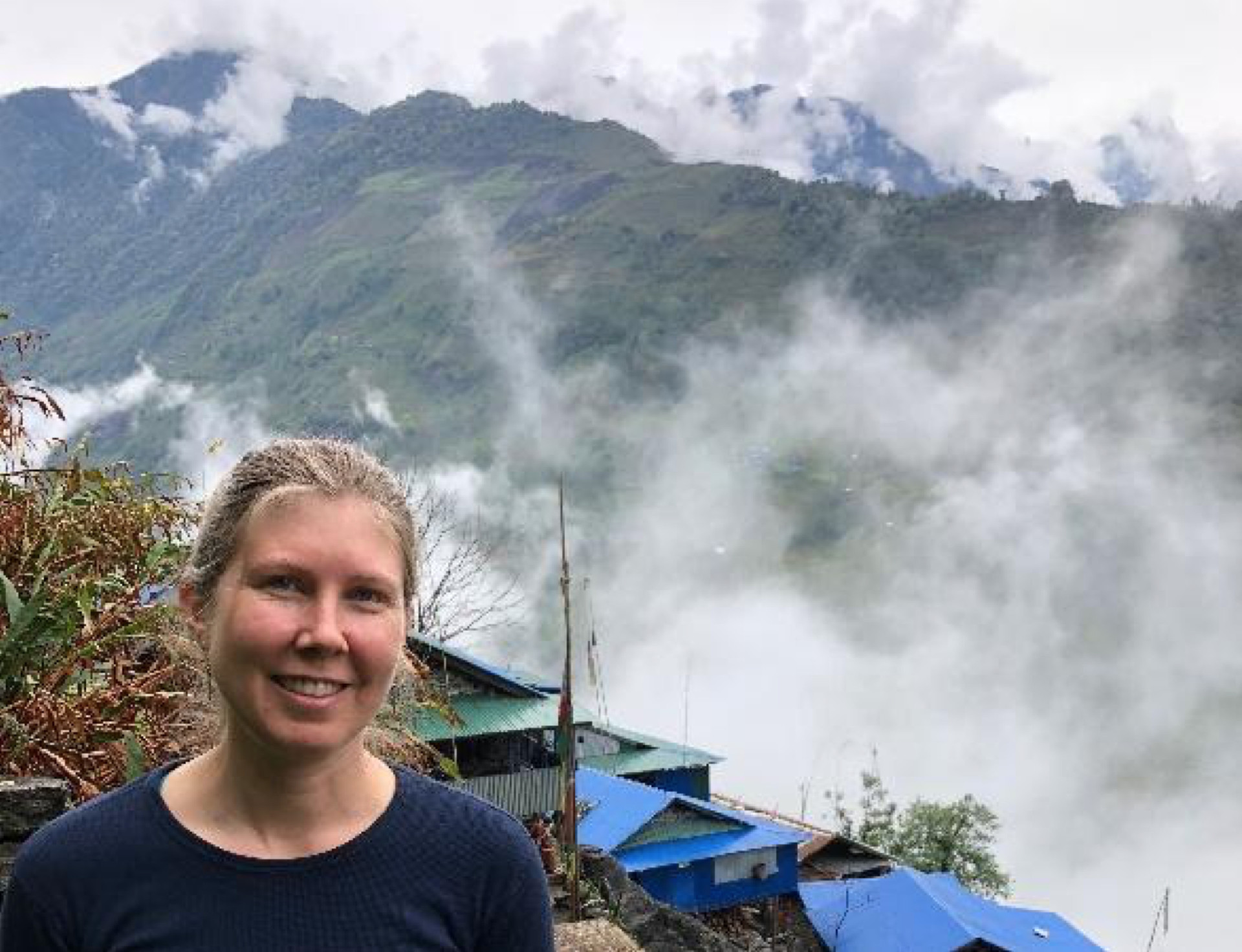 Dr. Naomi Bates in Syaksila, Nepal