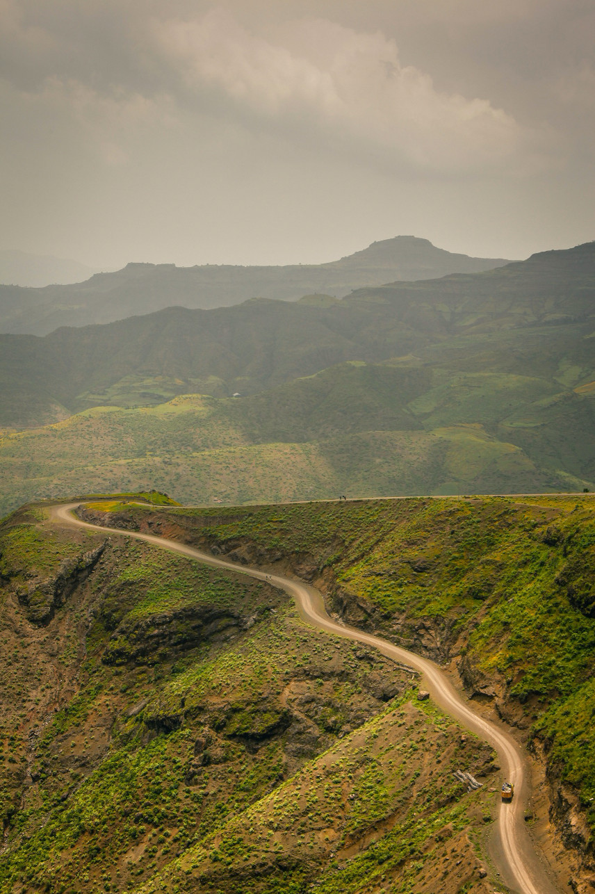 Ethiopian mountain road – Clay Knight
